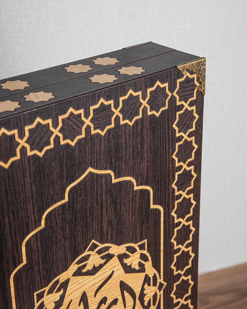 Backgammon Board - Dark Shades of Brown