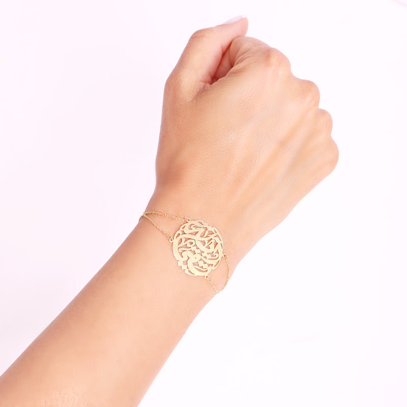 Double Chain Bracelets Italian Silver