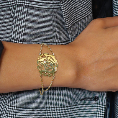 Double Chain Bracelets Italian Silver