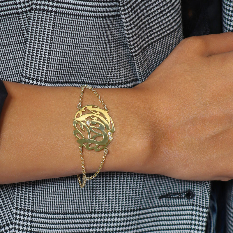 Double Chain Bracelets Italian Silver