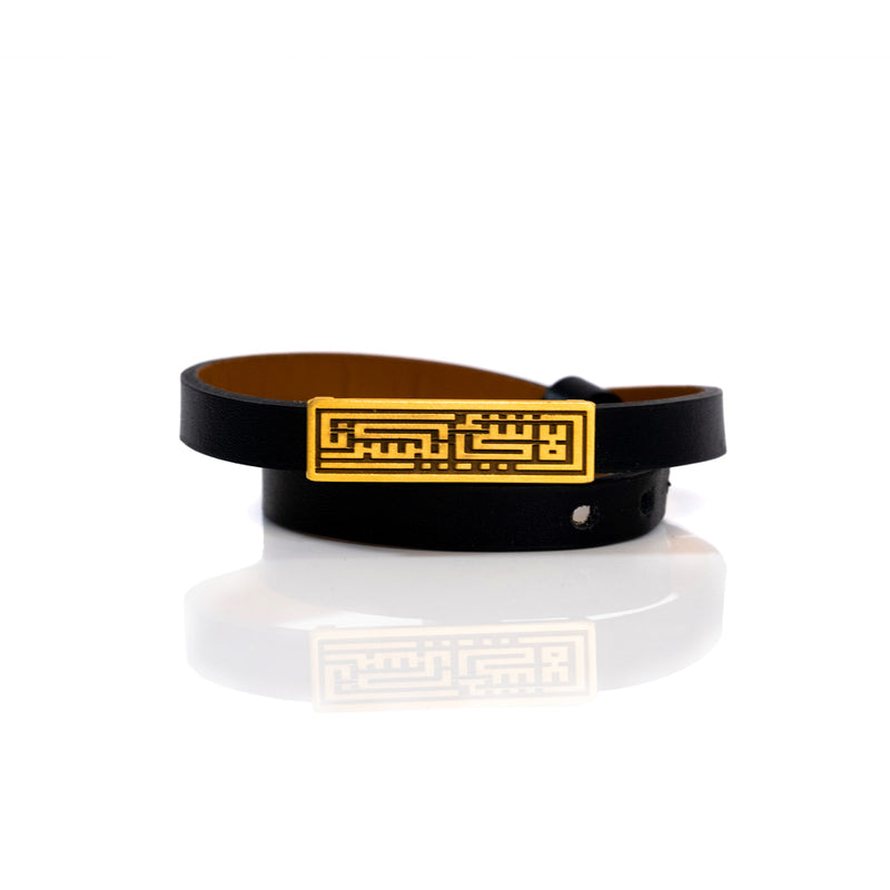 Leather Bracelet - Italian Silver