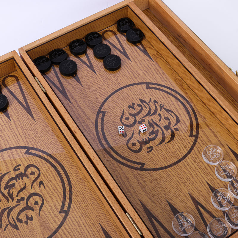 Backgammon Board - Light Shades of Brown