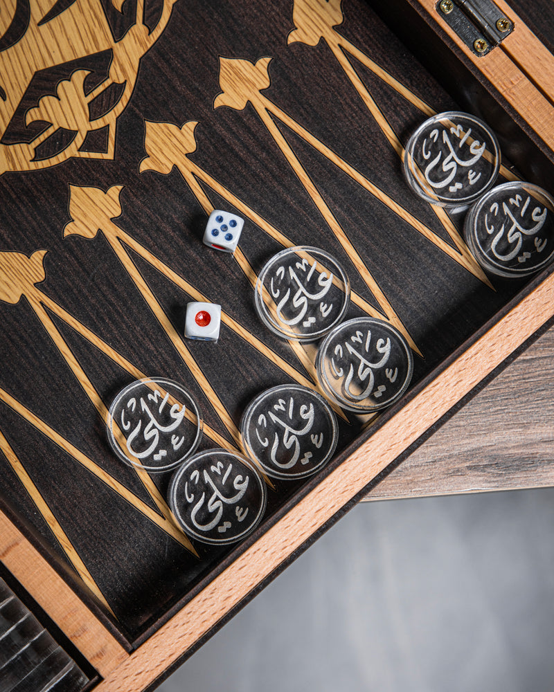 Backgammon Board - Dark Shades of Brown