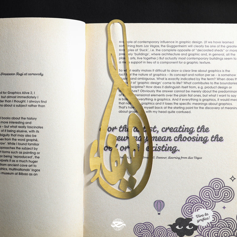 Bookmarks - Matte Gold