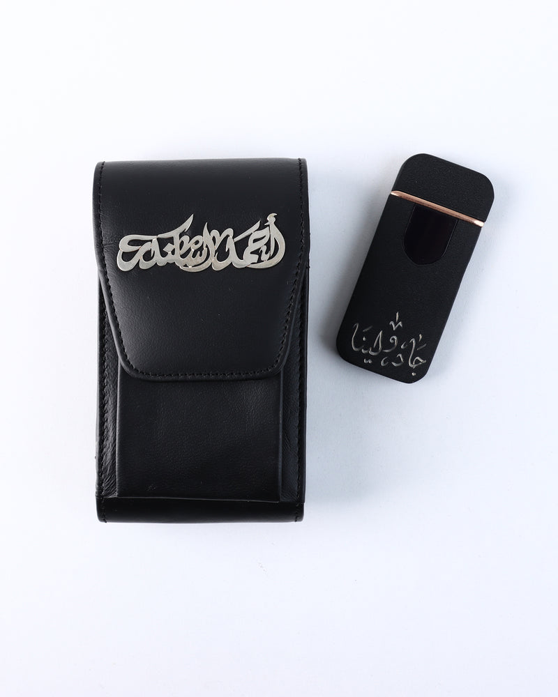 Cigarette Box with Italian Silver